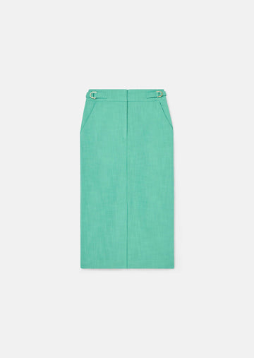 Justina Green Skirt