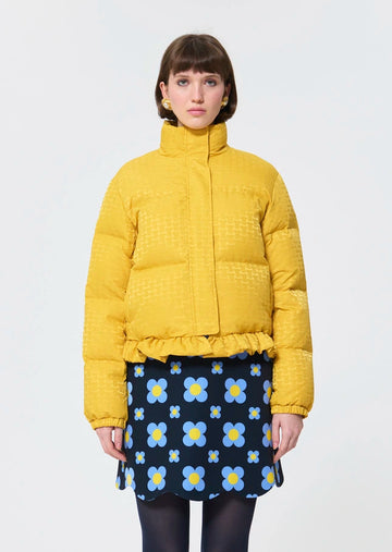 Daniela lemon yellow down jacket Tara Jarmon
