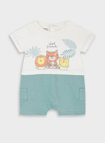 Mint Green INFANT'S ROMPER