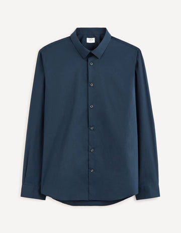 Masantal1 Navy Long Sleeves Shirt