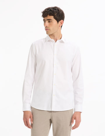 Narox Blanc Long Sleeves Shirt Celio