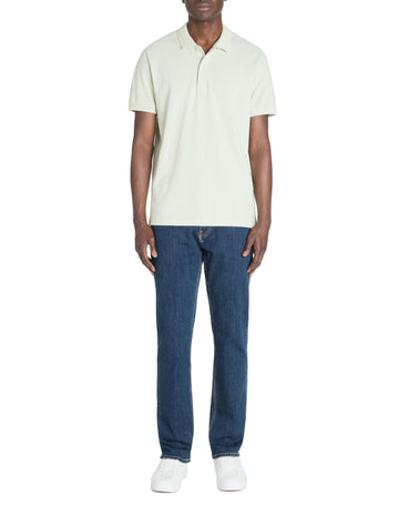Teone Mineral Green Short Sleeves Polo Celio