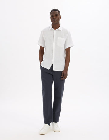 Damarlin White Short Sleeves Shirt