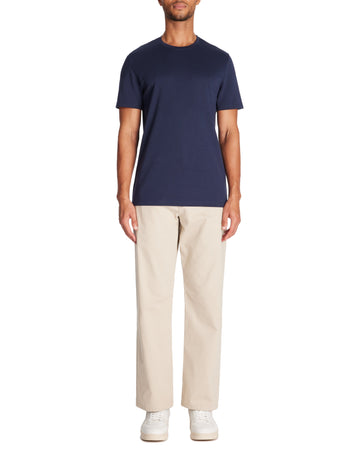 Geteboude Navy Short Sleeves Tshirt Celio
