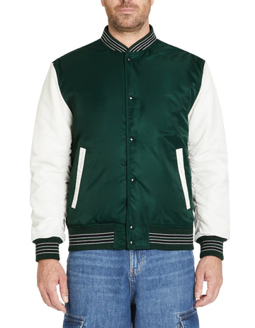 Bomber Varsity manches contrastes
