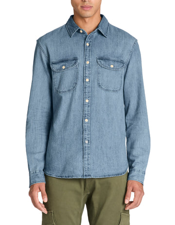 Blue Long Sleeves Shirt