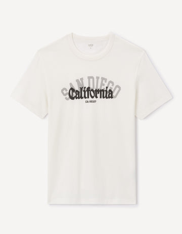 Ecru Short Sleeves Tshirt