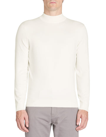 Jevilani Ecru Turtle Neck Jumper
