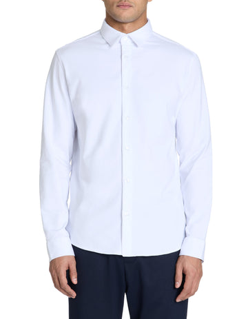 Lajersey Optical White Long Sleeves Shirt Celio