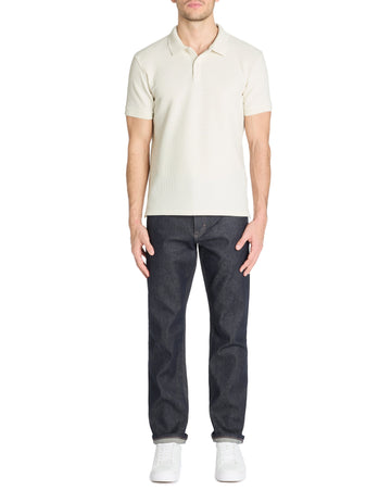 Lemilan Ecru Short Sleeves Polo Celio