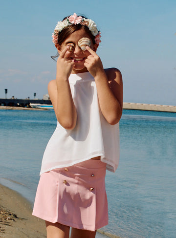 Dusty Pink GIRL'S SKORT
