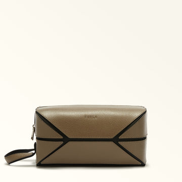 MAN GIOVE EDRO TOILETRY CASE MOKA
