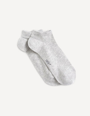 Minfunky Heather Light Grey Socks Celio