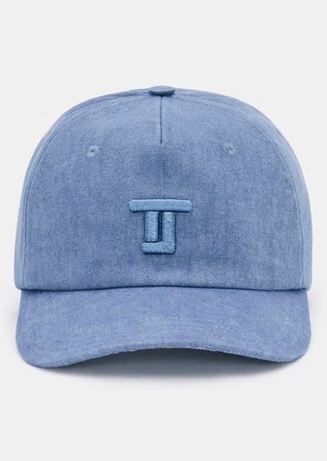 Carole blue denim cap