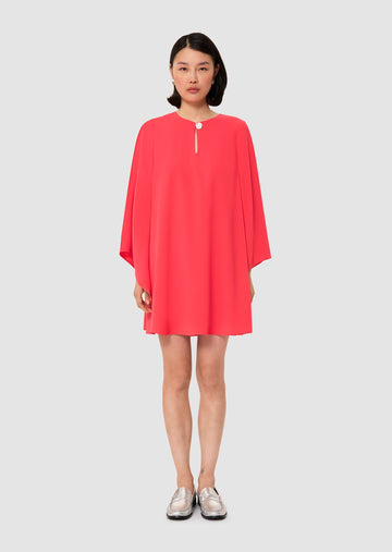 Raonie red crepe dress