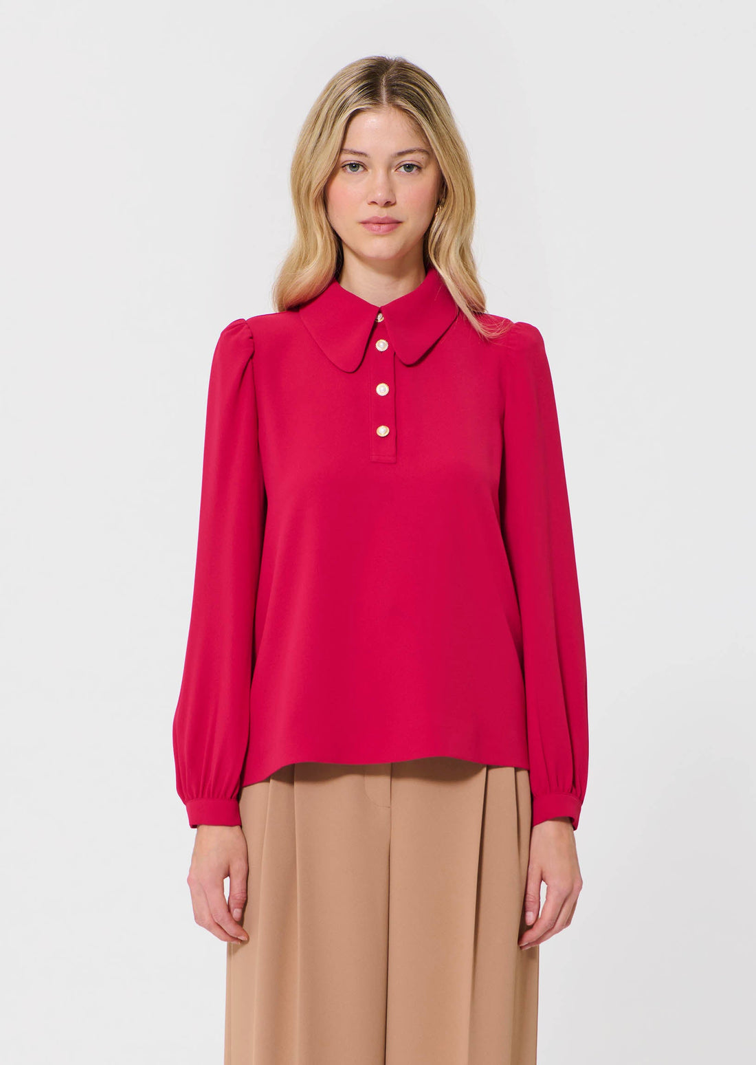Tonio  garnet top Tara Jarmon