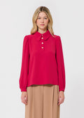 Tonio  garnet top Tara Jarmon