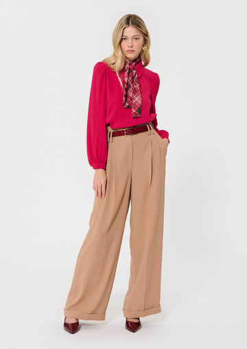 Tonio  garnet top Tara Jarmon