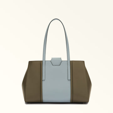 FURLA RIVA TOTE BAG NUVOLA+SAGE