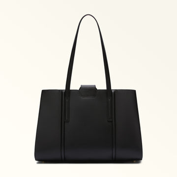 FURLA RIVA TOTE BAG O6000-NERO