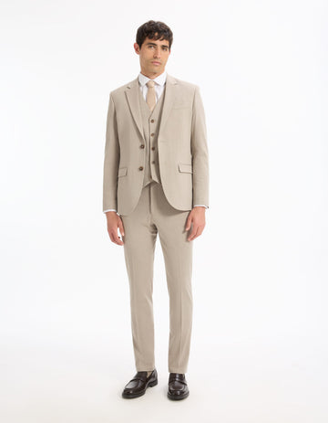 light beige suit jacket