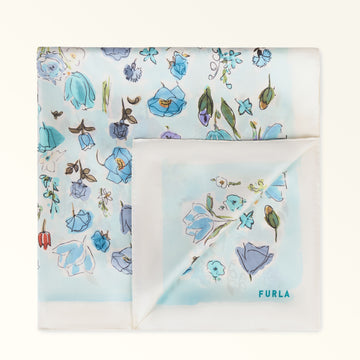 Scarf Furla Tortona Toni Acquamarina