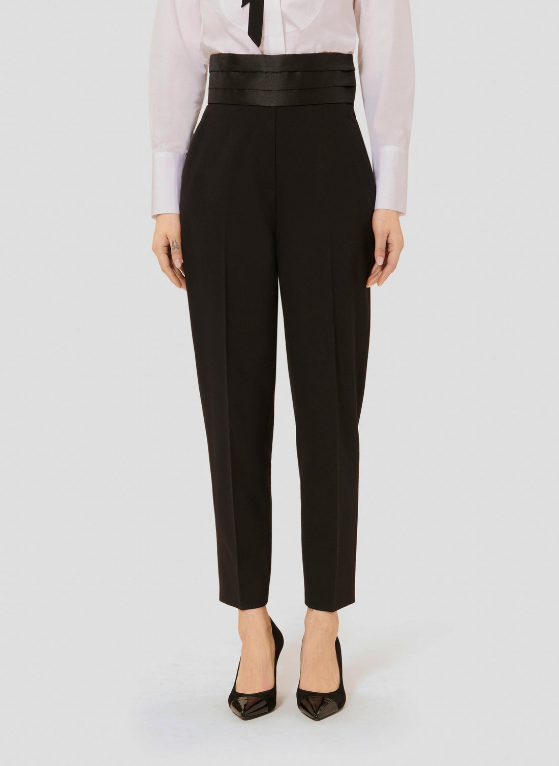 Paul Black Wool Pants by Tara Jarmon Lebanon
