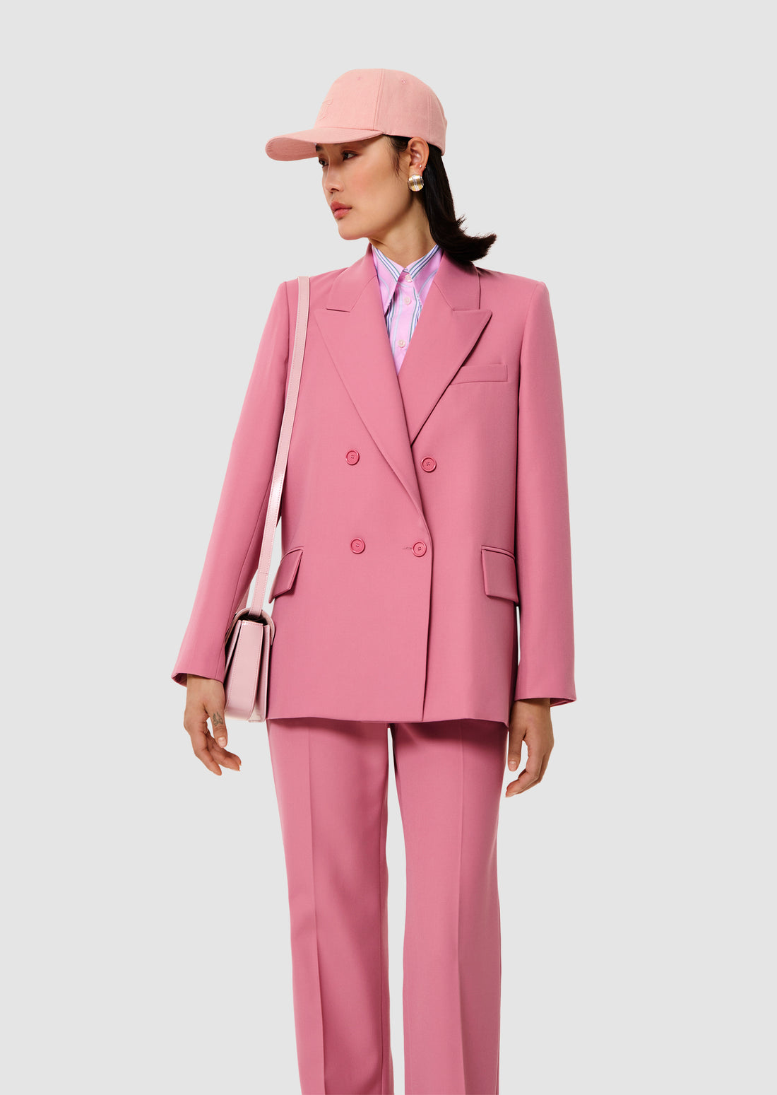 Valson pink tailored wool jacket by Tara Jarmon Lebanon