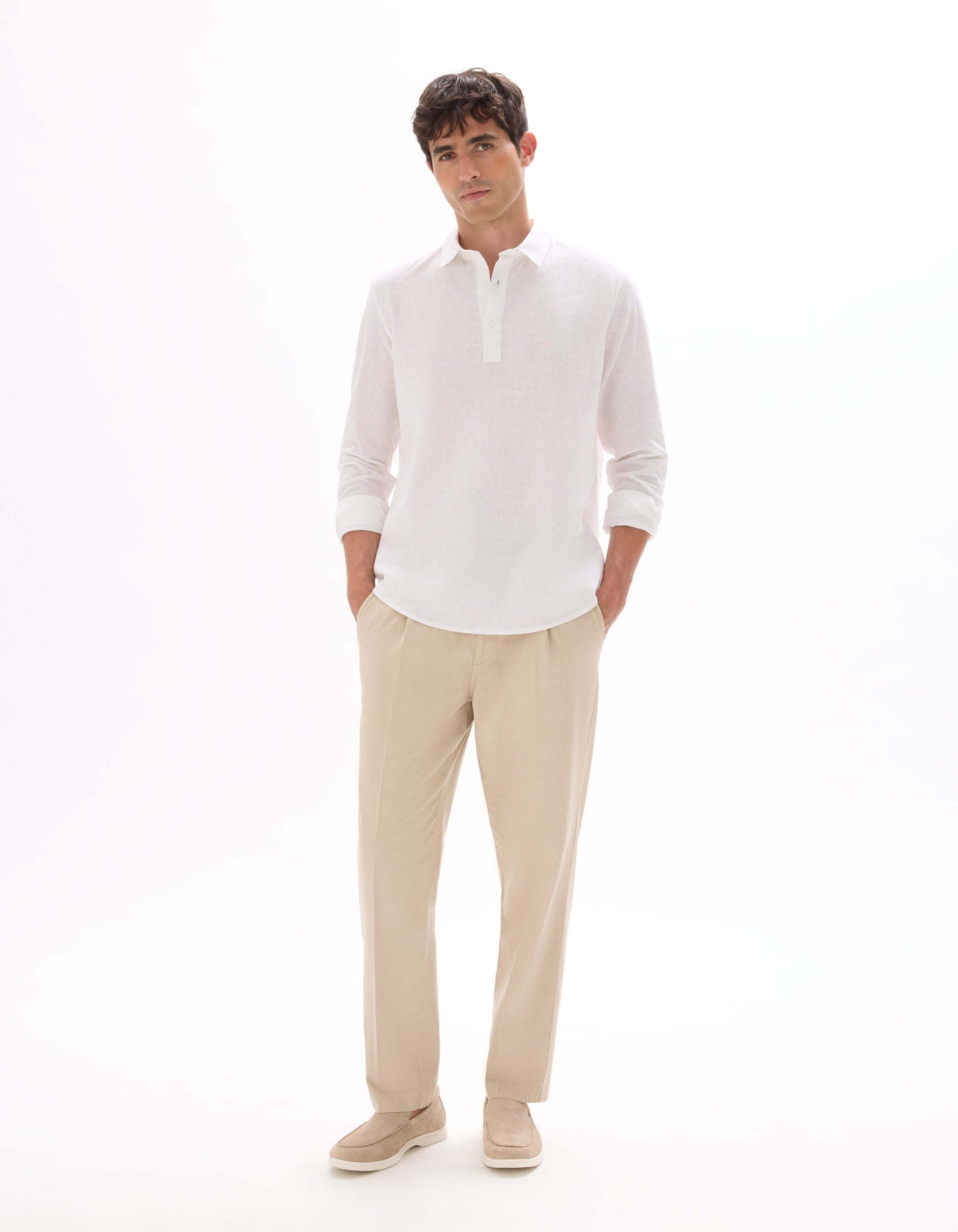 optical white Long sleeves Shirt