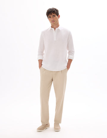 optical white Long sleeves Shirt