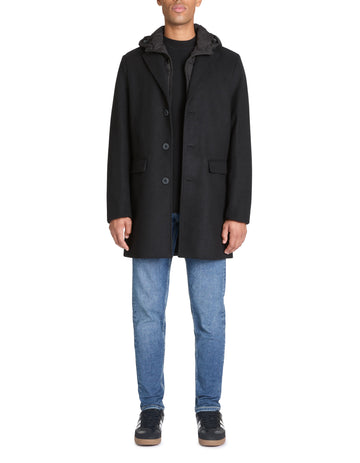 JULOLUNI BLACK COAT - Celio lebanon