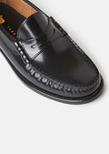 Kitty black leather loafers Tara Jarmon