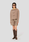 Goldie brown wool cardigan Tara Jarmon