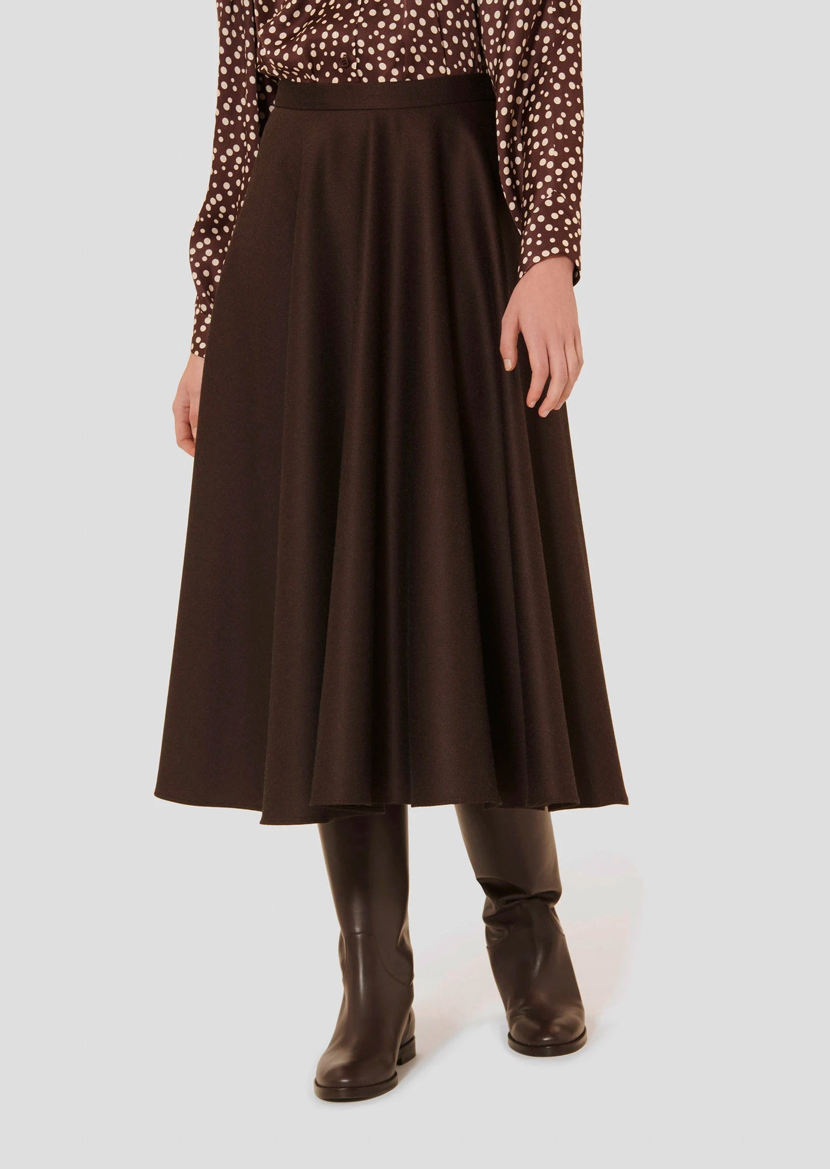 Jackie brown flannel skirt Tara Jarmon
