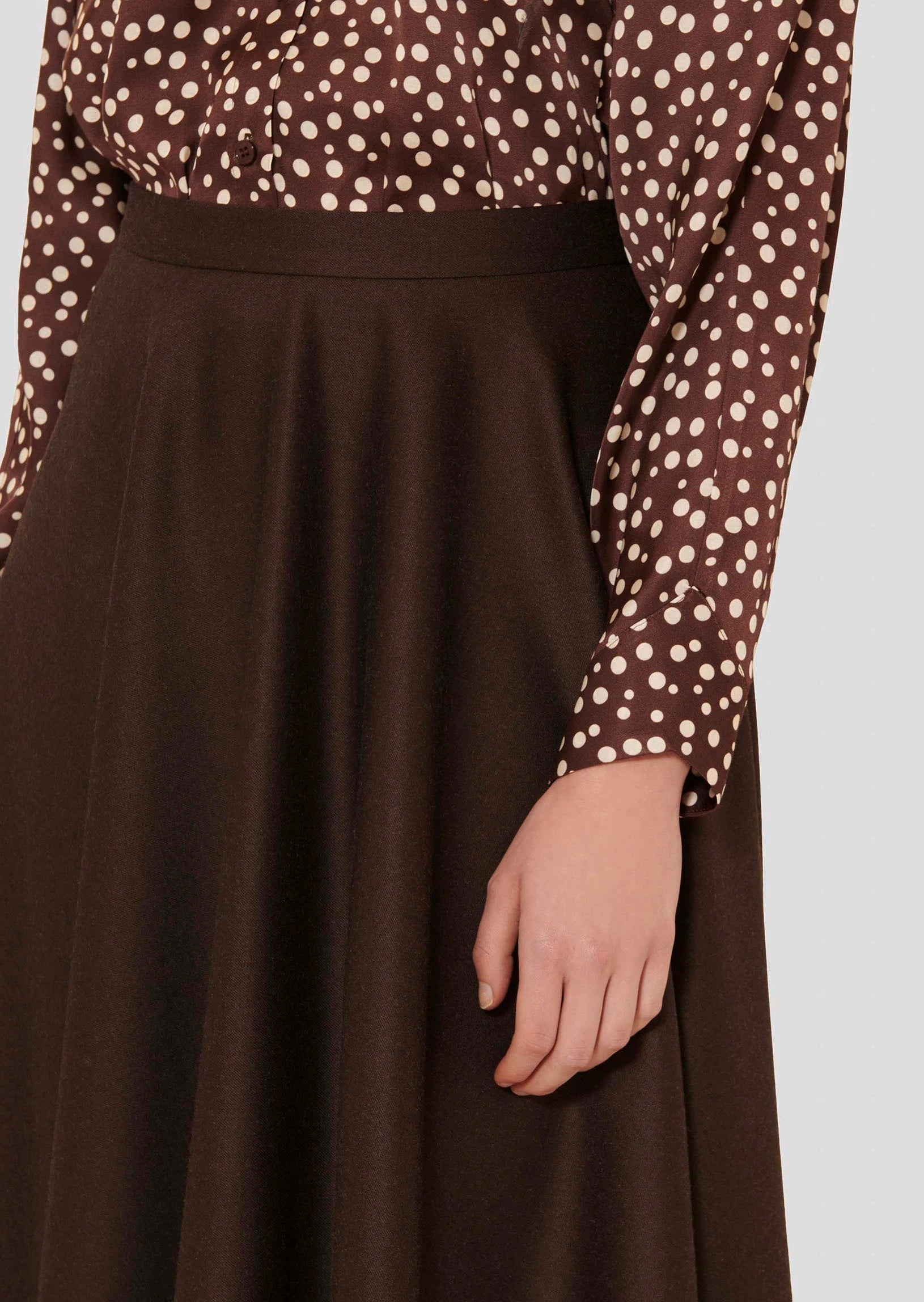 Jackie brown flannel skirt Tara Jarmon