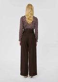 Pia Brown Flannel Pants Tara Jarmon