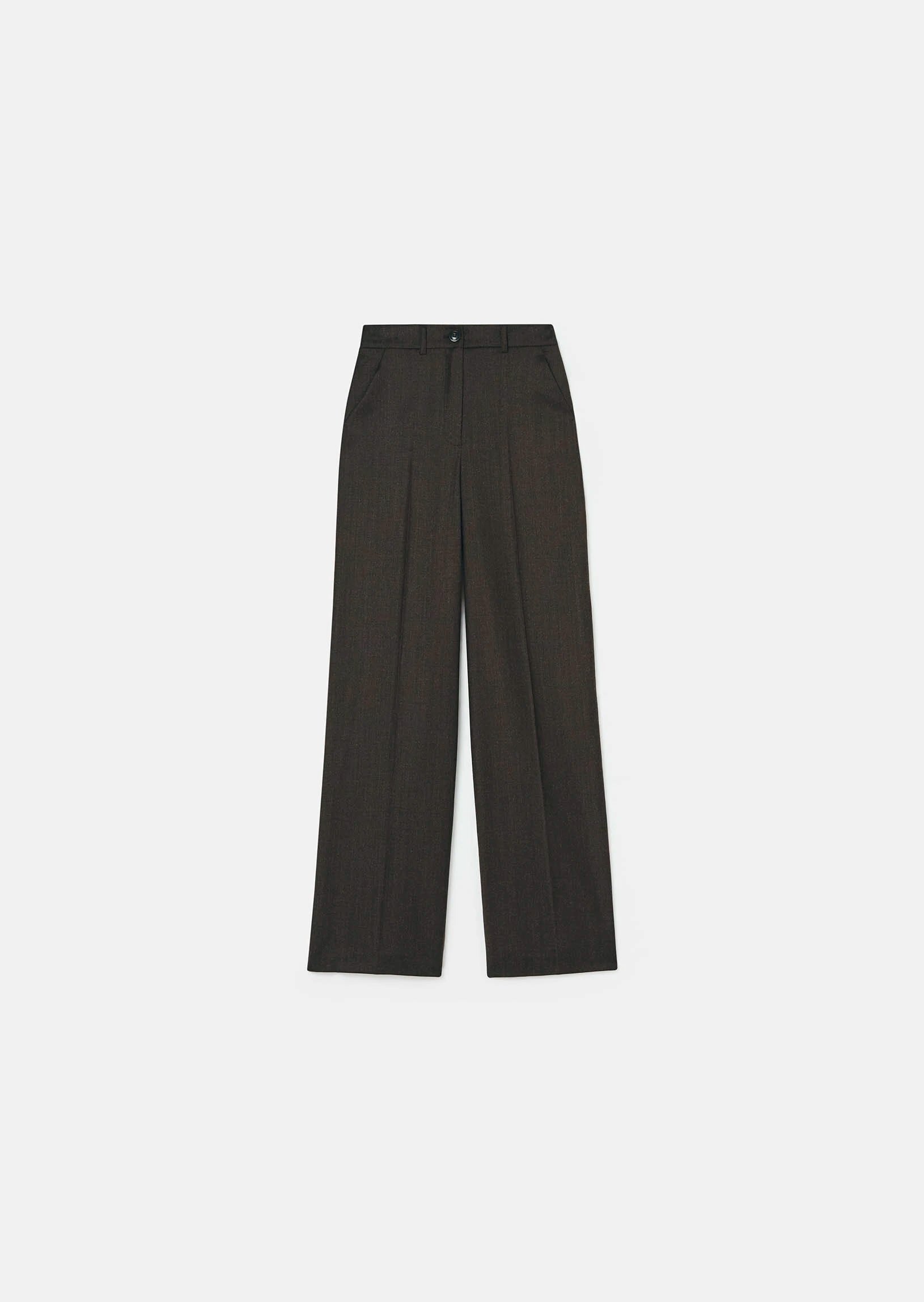 Primero brown flannel pants Tara Jarmon