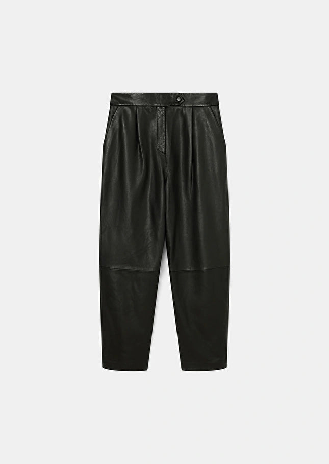 Paaso black leather pants Tara Jarmon