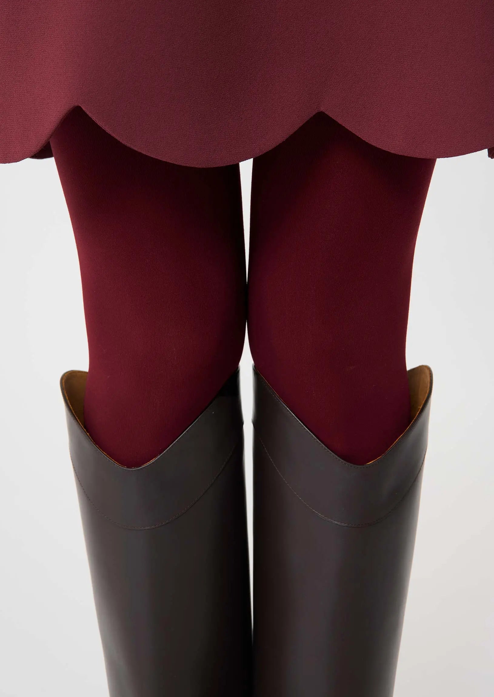 Ruoda Burgundy Crepe Dress Tara Jarmon