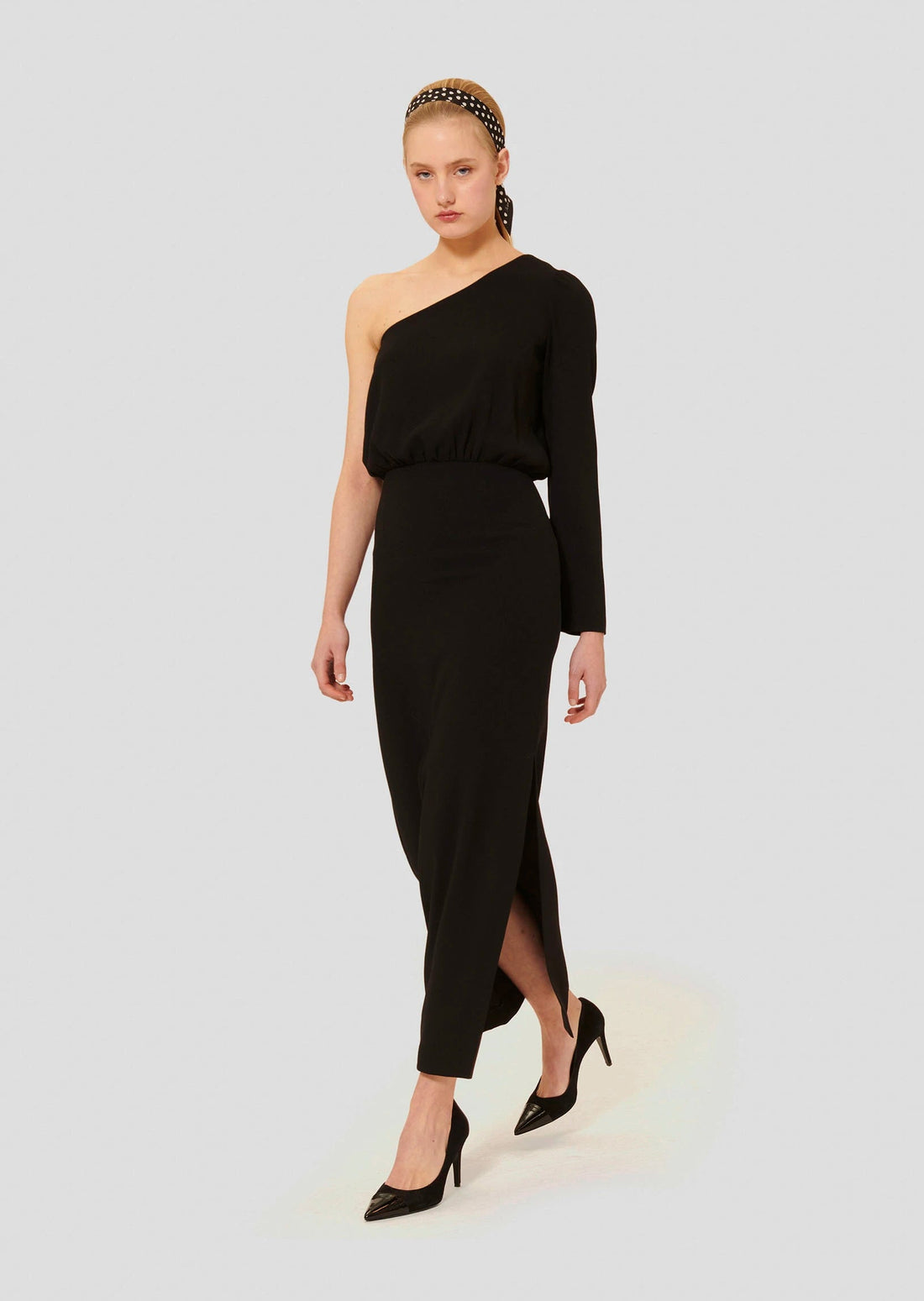 Richie Black Crepe Dress Tara Jarmon