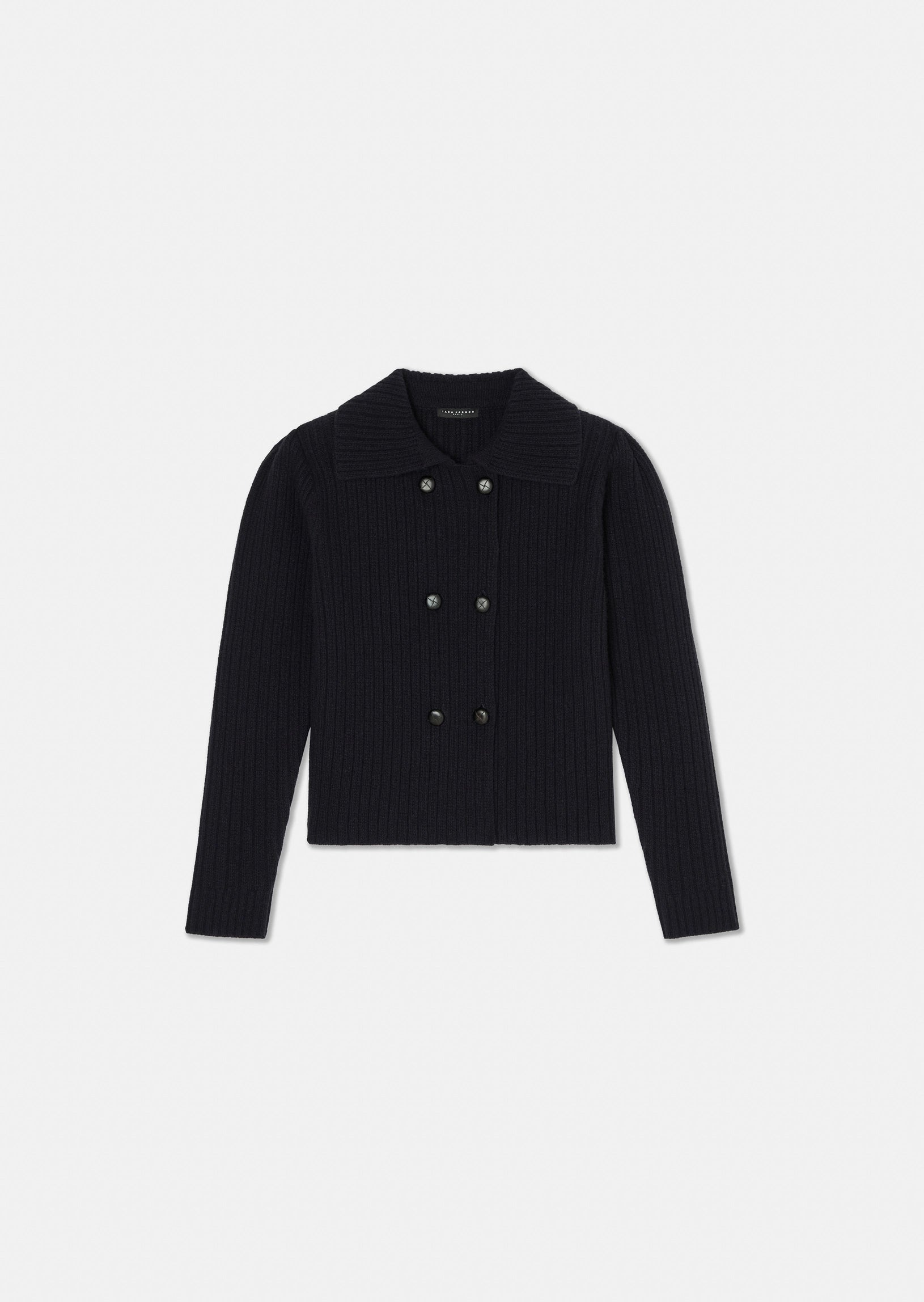 Goldie midnight blue woll cardigan Tara Jarmon