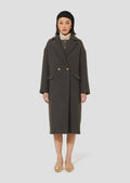 Milo grey caban coat Tara Jarmon