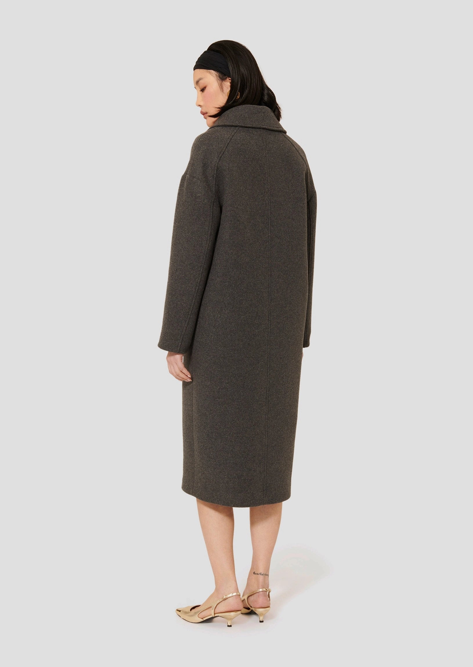 Milo grey caban coat Tara Jarmon
