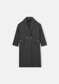 Milo grey caban coat Tara Jarmon