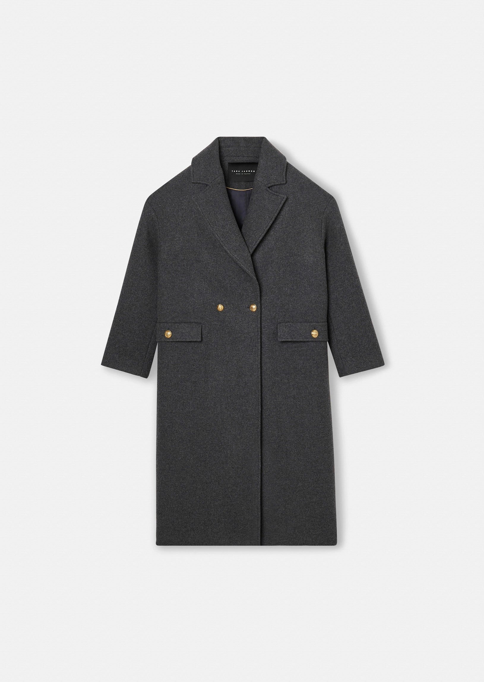 Milo grey caban coat Tara Jarmon