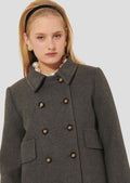 Marceau grey caban coat Tara Jarmon