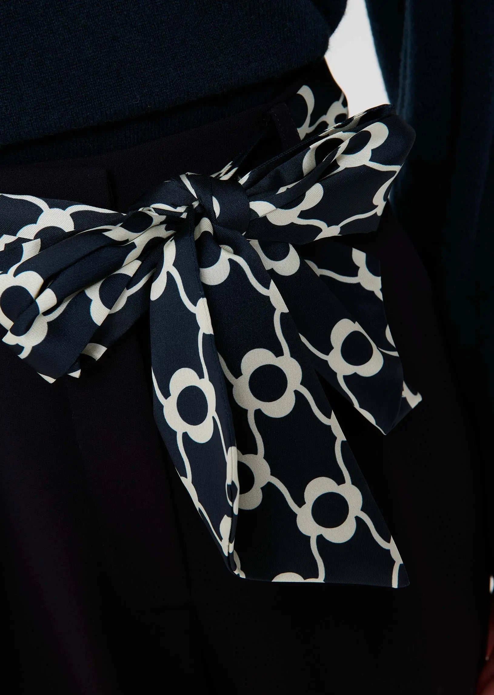 Paga Midnight Blue Crepe Pants Tara Jarmon