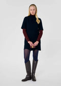 Rayme midnight blue double canvas dress Tara Jarmon