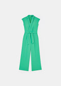 Charly green crepe suit Tara Jarmon