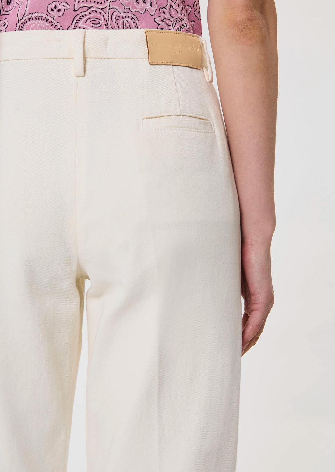 Jerome white denim jean